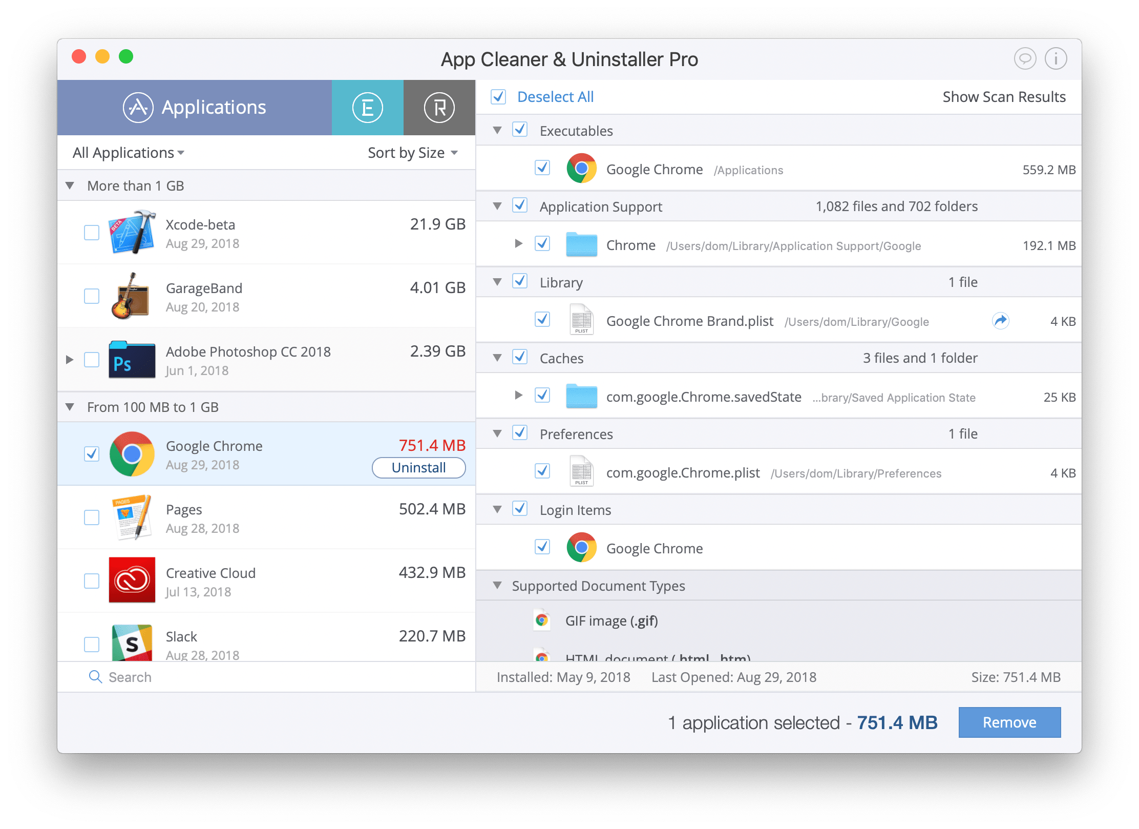 app cleaner mac