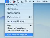 how to delete parallels