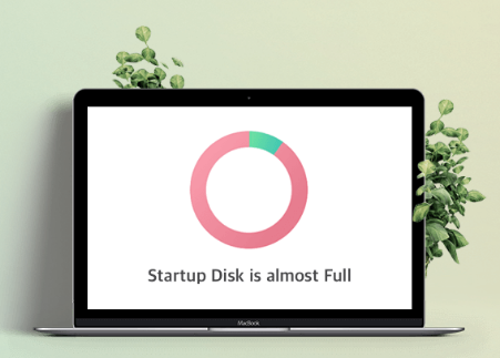 clearing space on mac startup disk