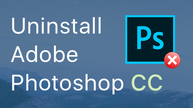 adobe photoshop uninstaller download