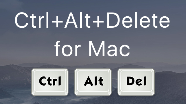 ctrl-alt-delete on mac