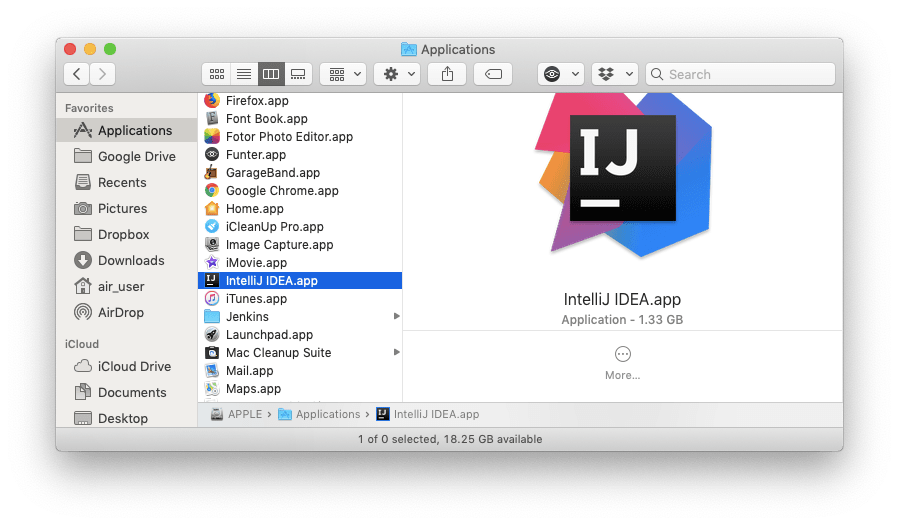 install intellij idea mac