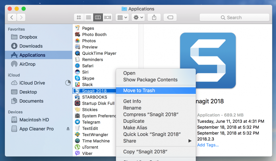 snagit free mac view