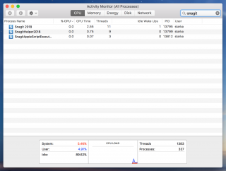 snagit for mac no audio