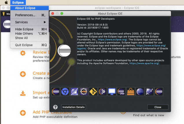 how to switch to dark theme in eclipse for mac