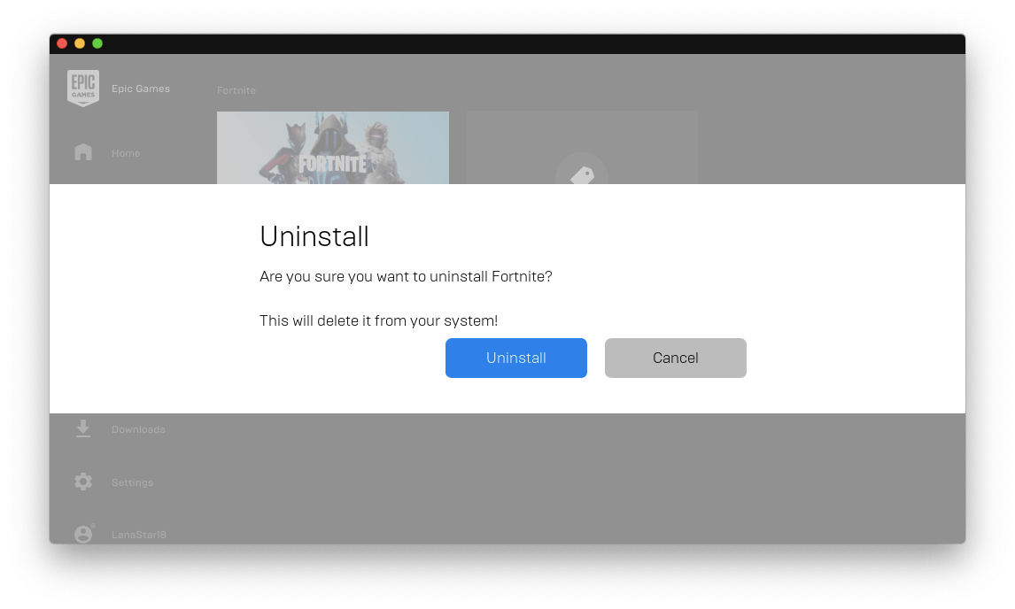 Uninstall Fortnite on a Mac | Nektony