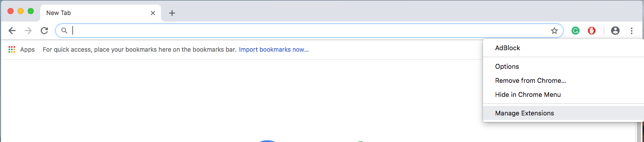 remove ad block on chrome for mac