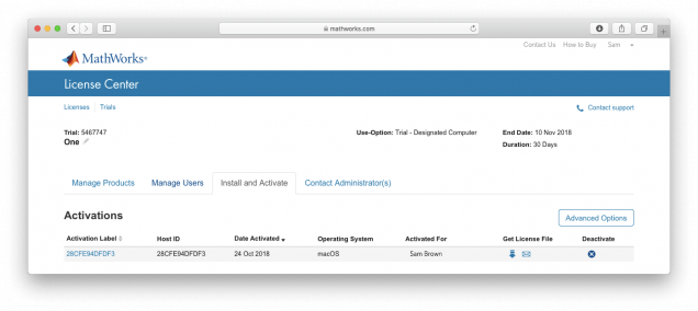 matlab for mac book