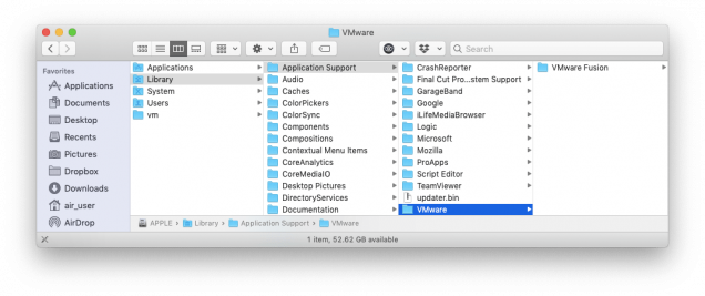 vmware fusion 11 copy paste not working mac