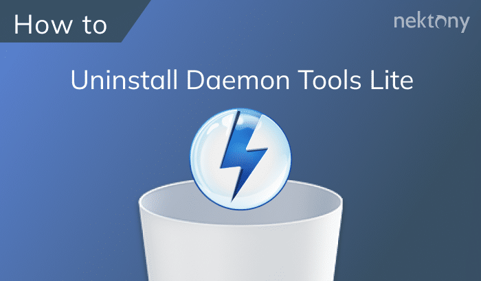 Uninstall Daemon Tools Lite on a Mac