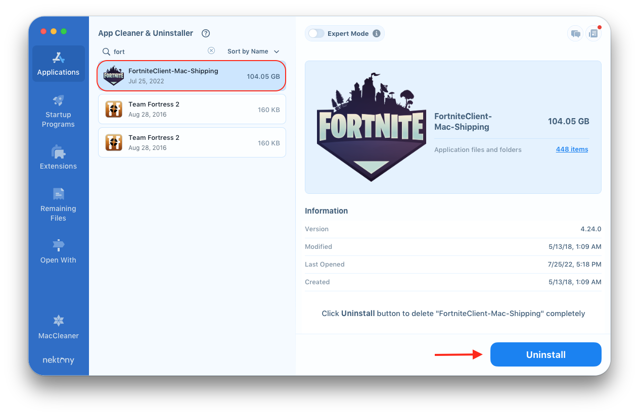 Epic Games and Fortnite client won't delete : r/mac