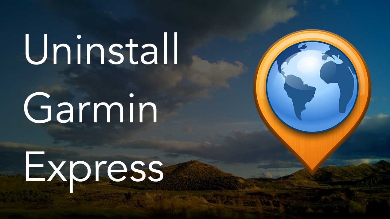 mac uninstall garmin express