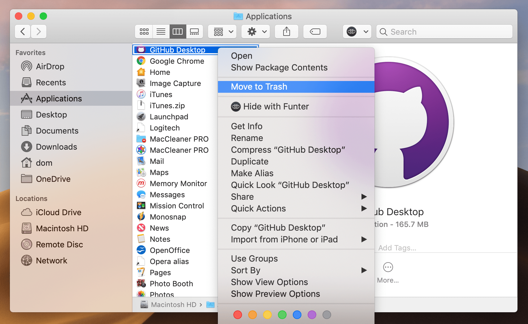 uninstall interarchy mac