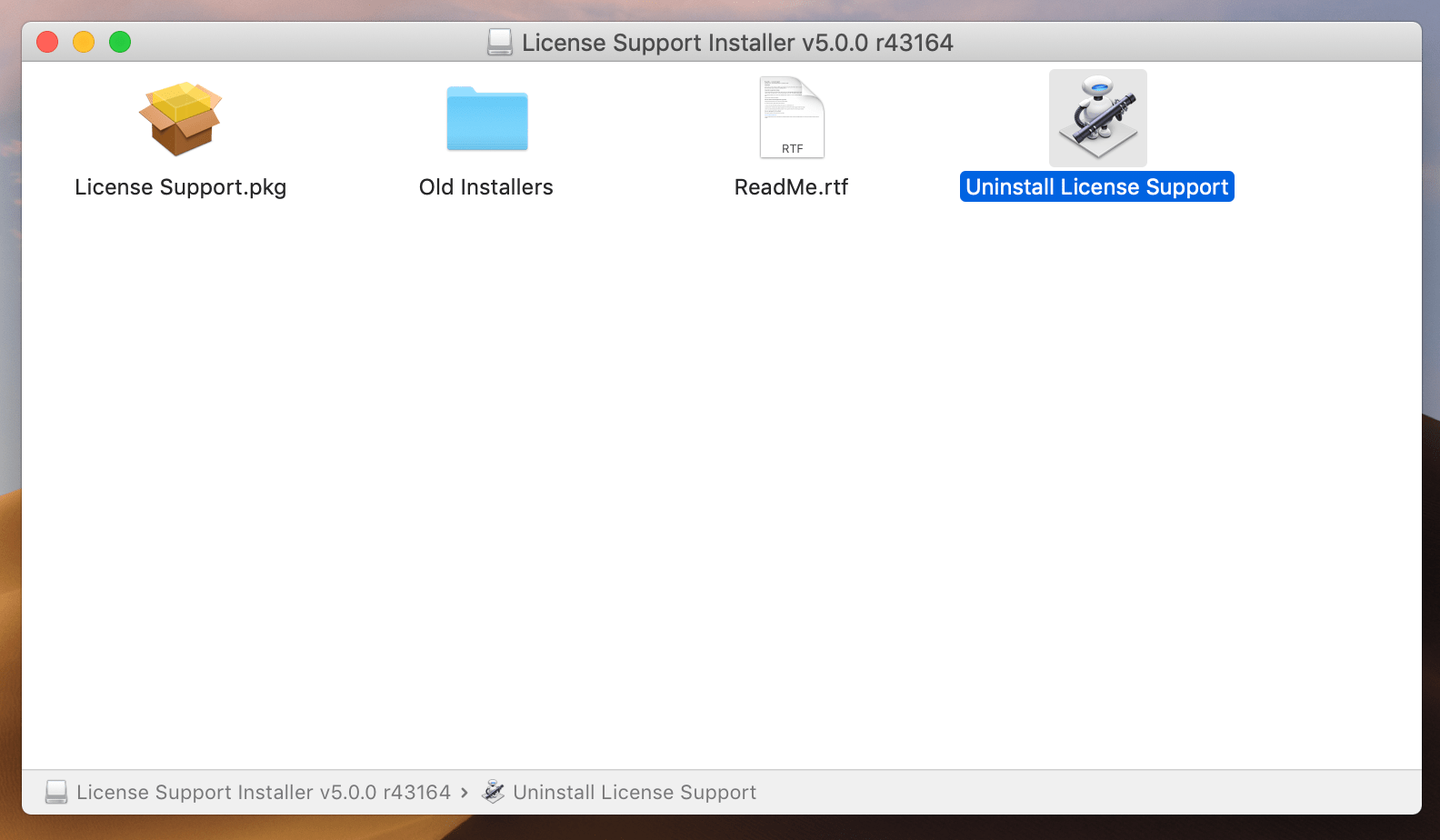 iLok uninstaller application