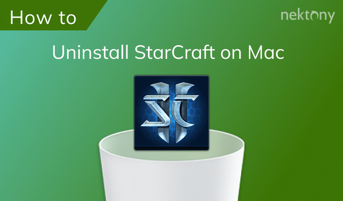 Uninstall StarCraft on a Mac