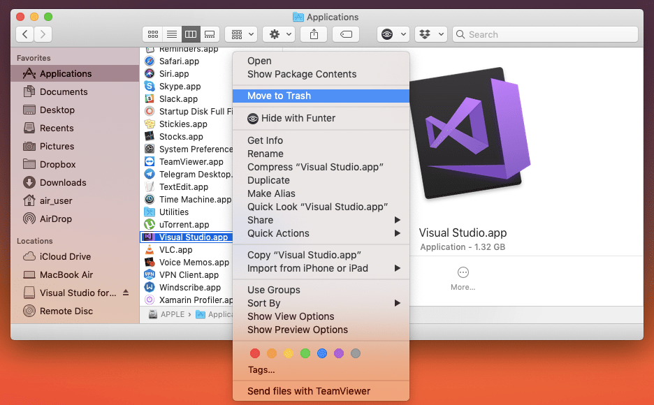 visual studio installer for mac