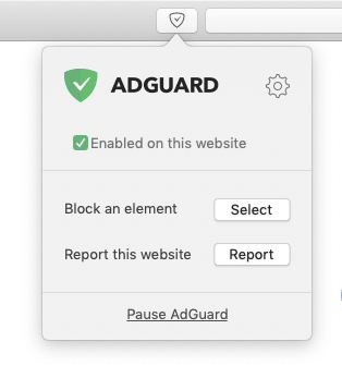 how to remove adguard for safari