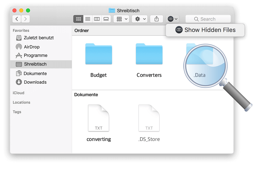 Funter in Finder