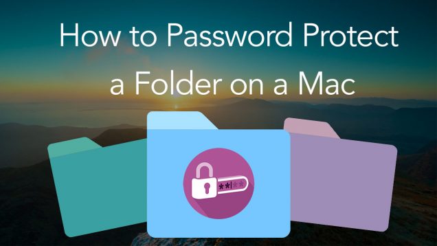 how to create password protected folder