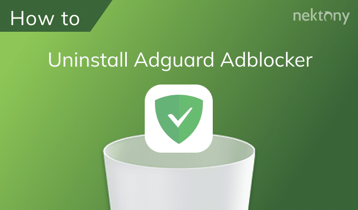 Uninstall AdGuard Extension for Safari