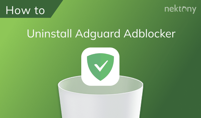 uninstall adguard safari