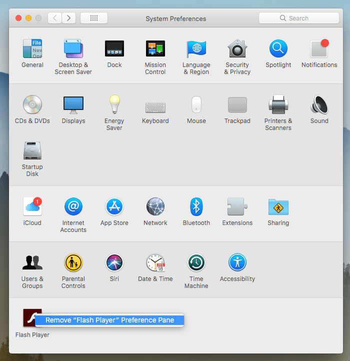 should i uninstall adobe flash player from mac