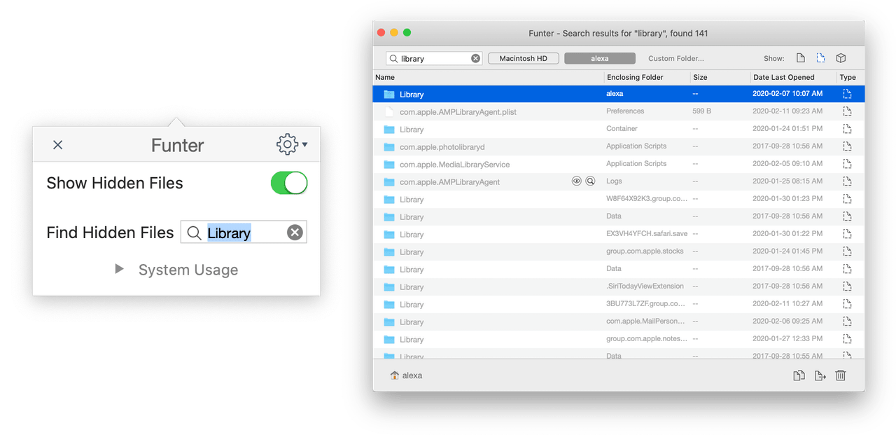 Make library visible mac terminal