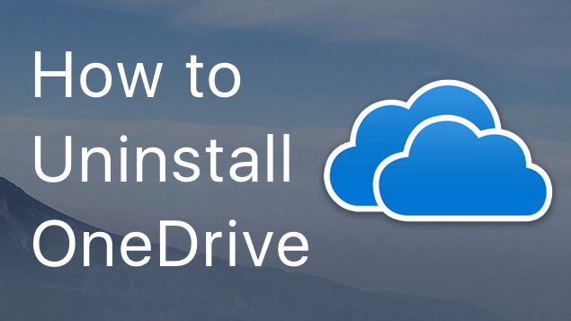 uninstall microsoft onedrive mac