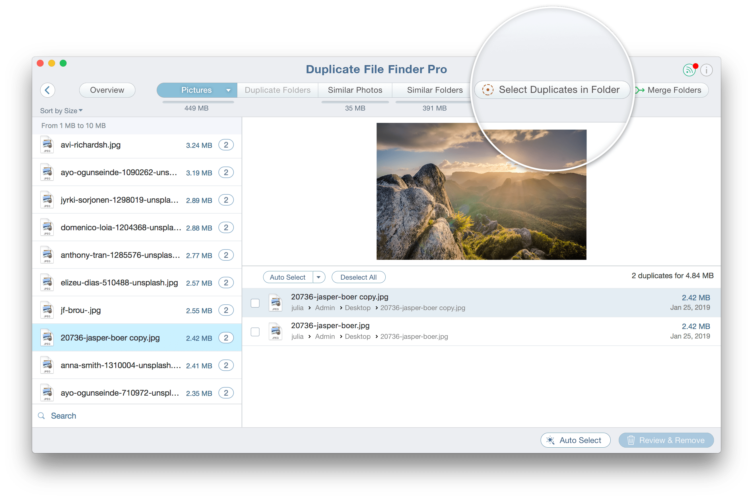 duplicate photo cleaner review mac