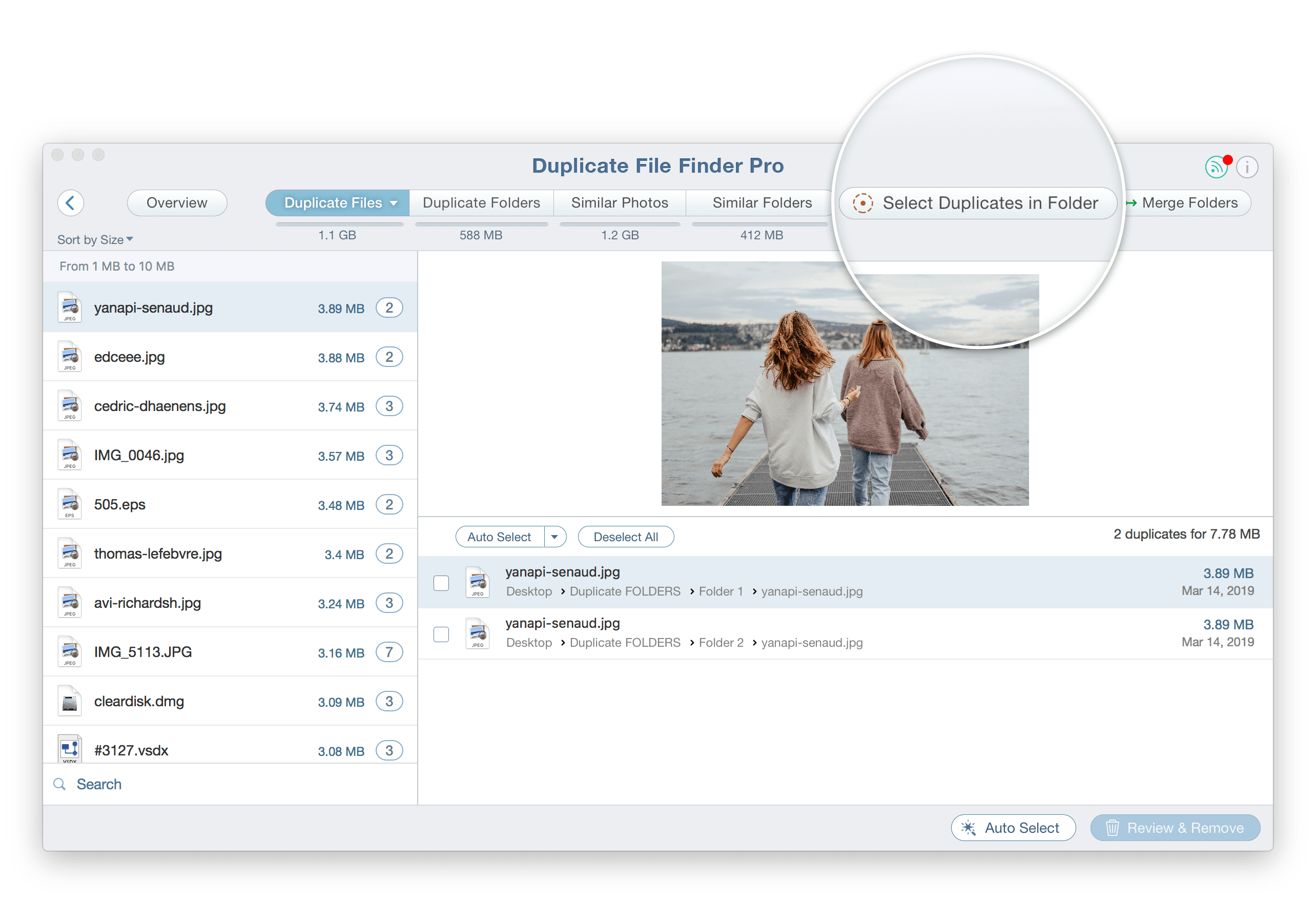 detect duplicate photos mac