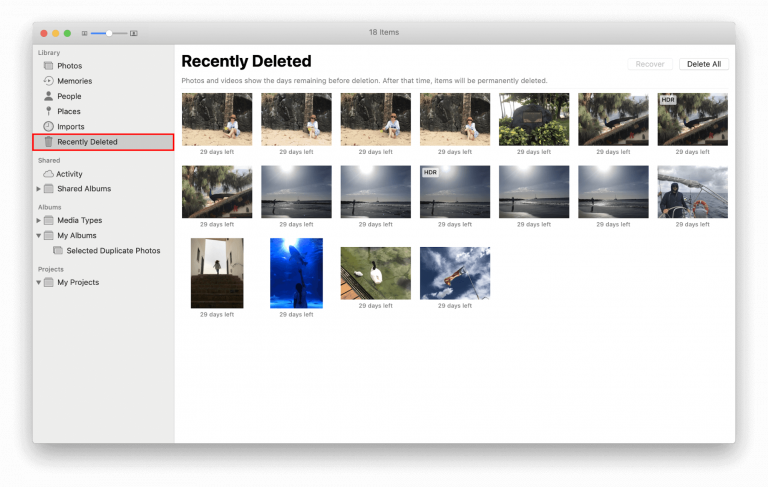 remove duplicates from iphoto library
