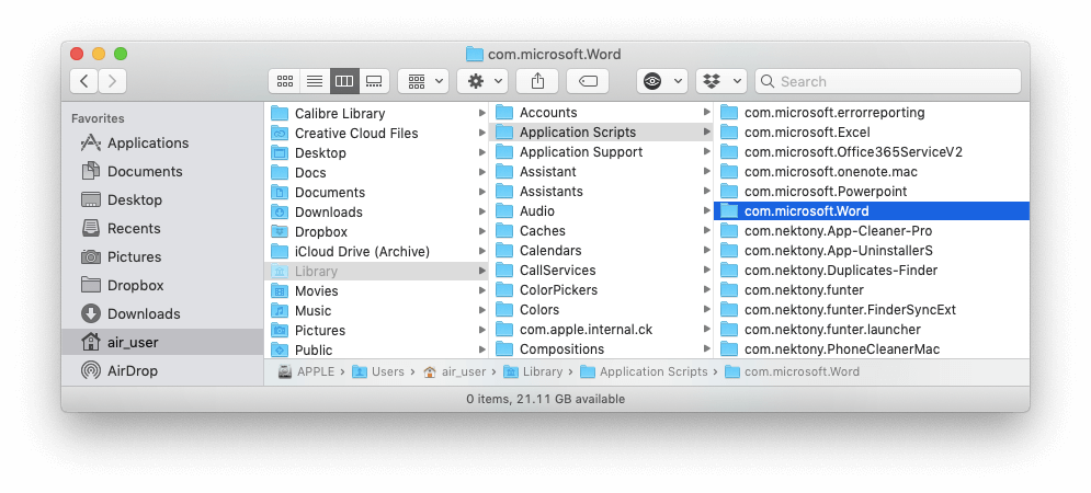 applescript uninstall office for mac 2016