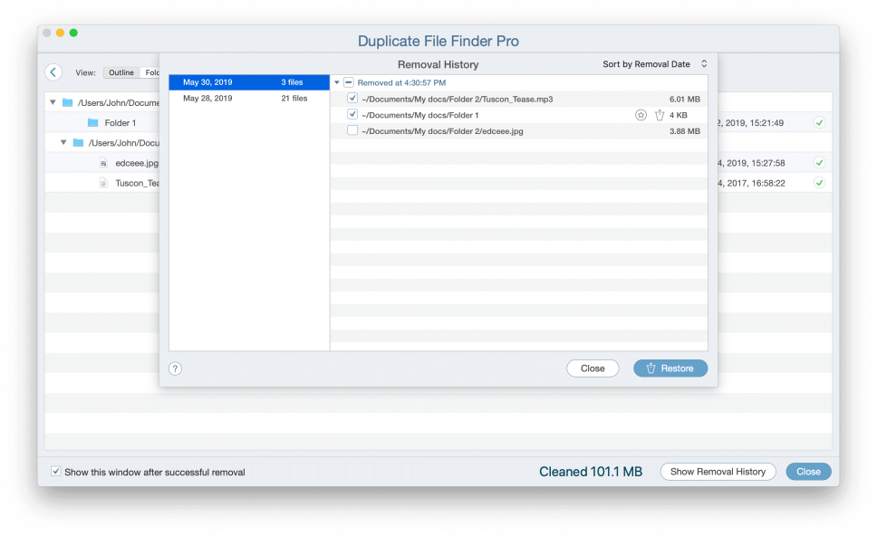 ccleaner duplicate finder reset