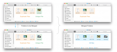 compare folders and find duplicate files using script