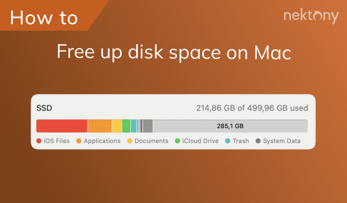 How to free up disk space on Mac