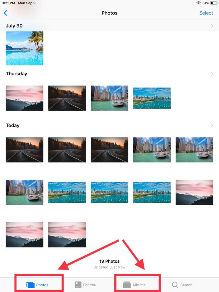 how can i see my icloud photos online