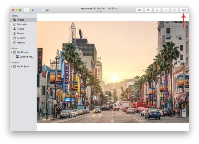 mac photo editor built in