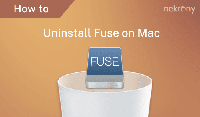 How to uninstall FUSE from Mac