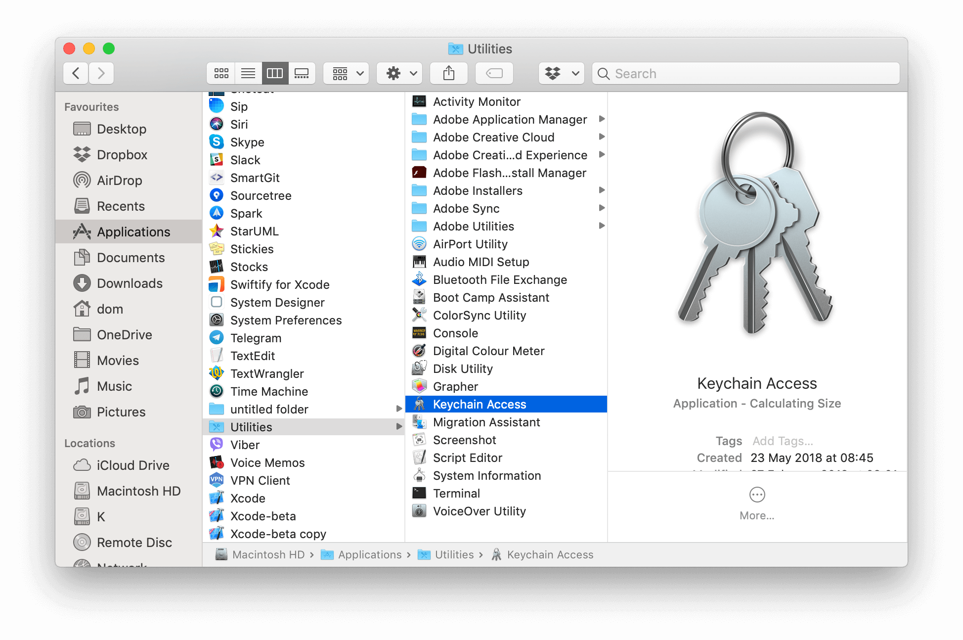 how to access keychain passwords on my mac