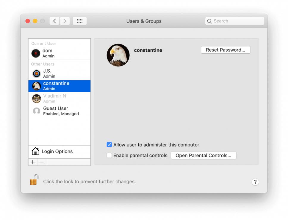 Reset Keychain Password on mac