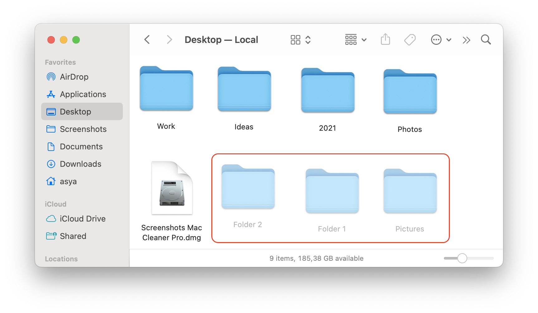 Hidden folders in Finder