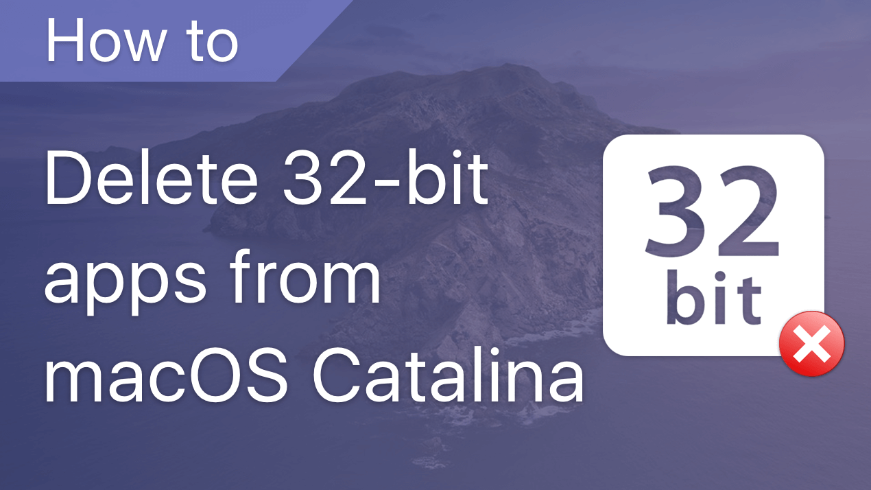 macOS Catalina : les applications 32 bits ne sont plus compatibles