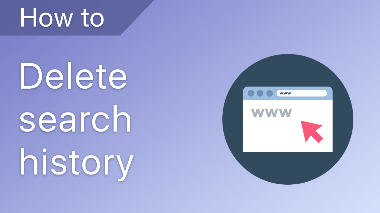 delete search history on Mac