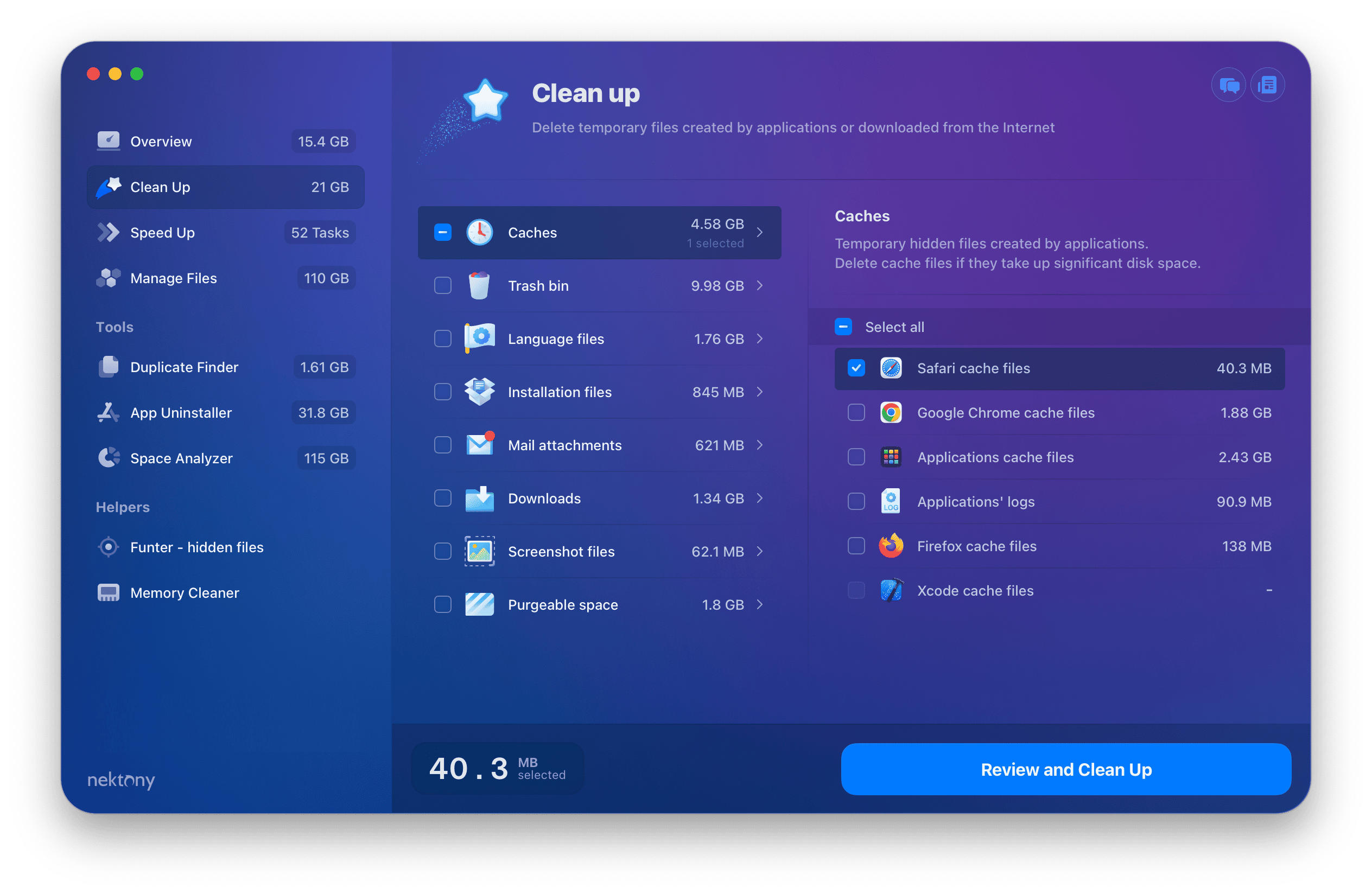 MacCleaner Pro window