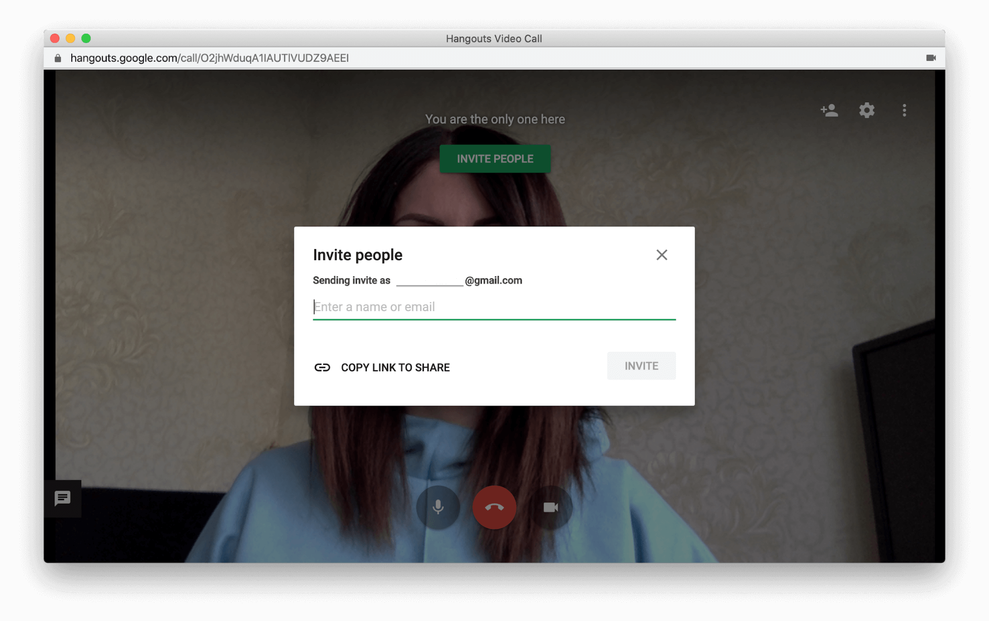 how to log out of google hangouts app on mac