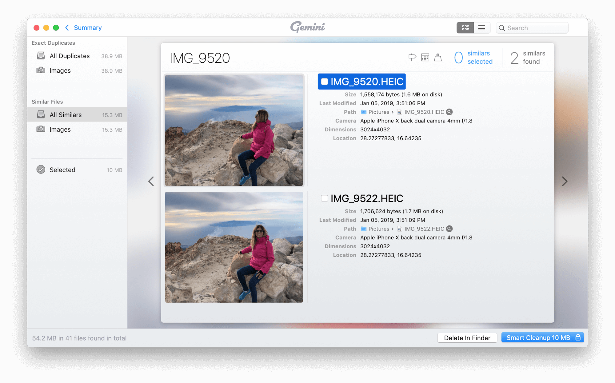 gemini 2 photo duplicate finder vs photosweeper x