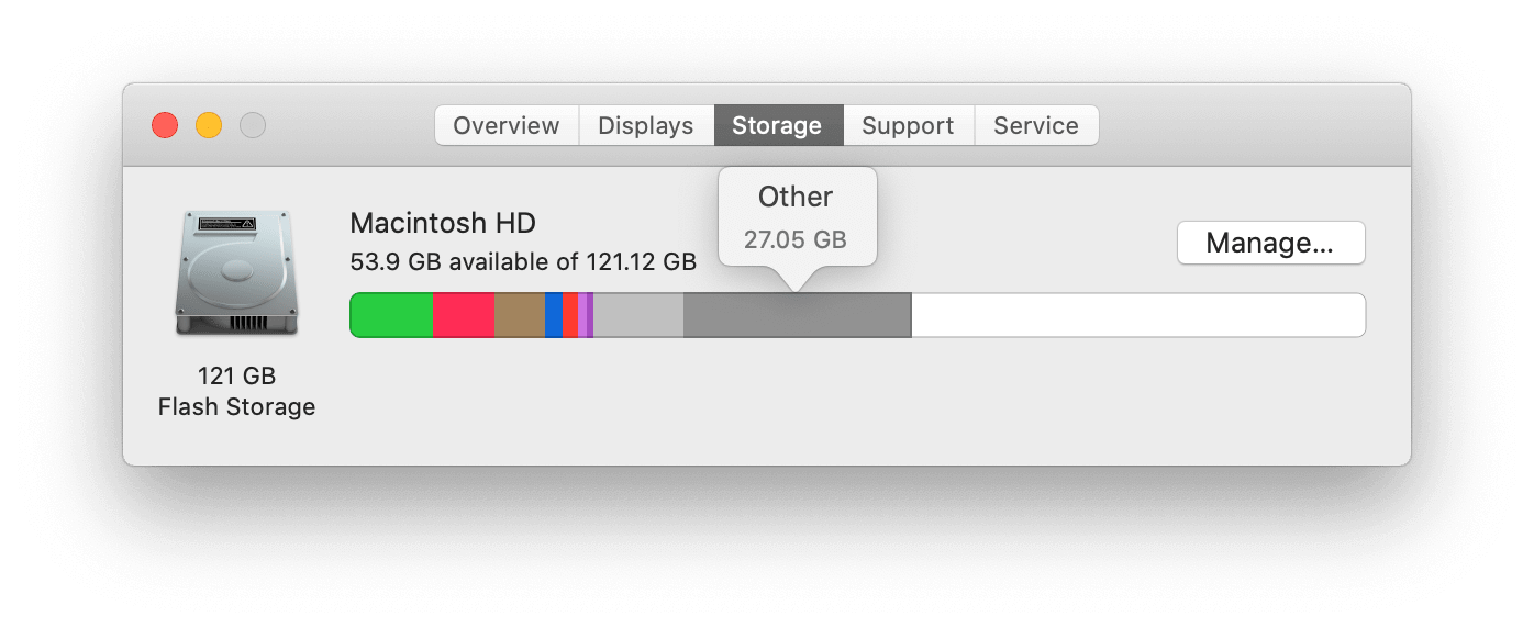 clean mac storage