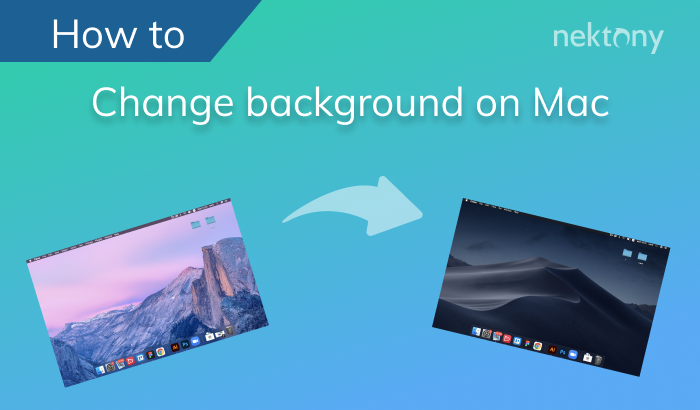 How to change background on Mac