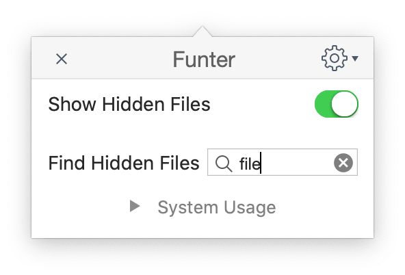 mac hidden files