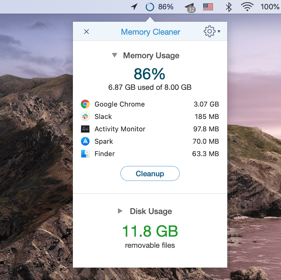 how to check storage on mac os